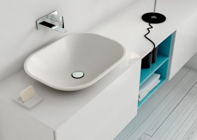 Wash basin and sink