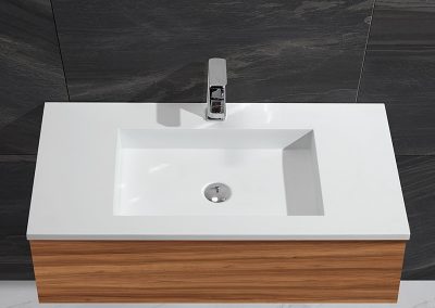 Wall-Mount Square Bathroom Sink