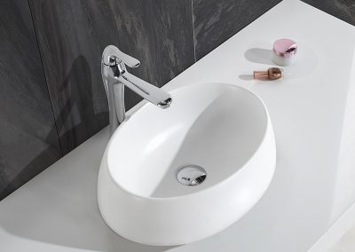 Ceramic Round Counter Top Wash Basin